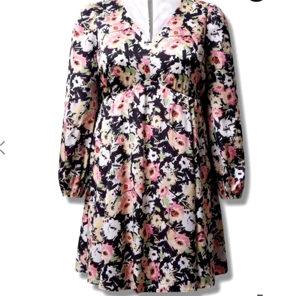 🎉🎉NWT Torrid babydoll mini dress with pockets, size 1X - Picture 2 of 8